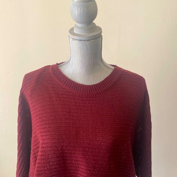 MATERNITY LOVE PULLOVER DOLMAN SLEEVE BUTTON-BACK KNIT SWEATER SIZE XL 🌟EUC🌟 - Picture 2 of 11